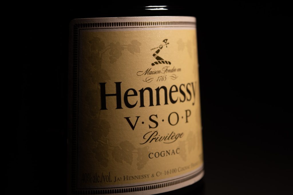 Bottle of Hennessy VSOP